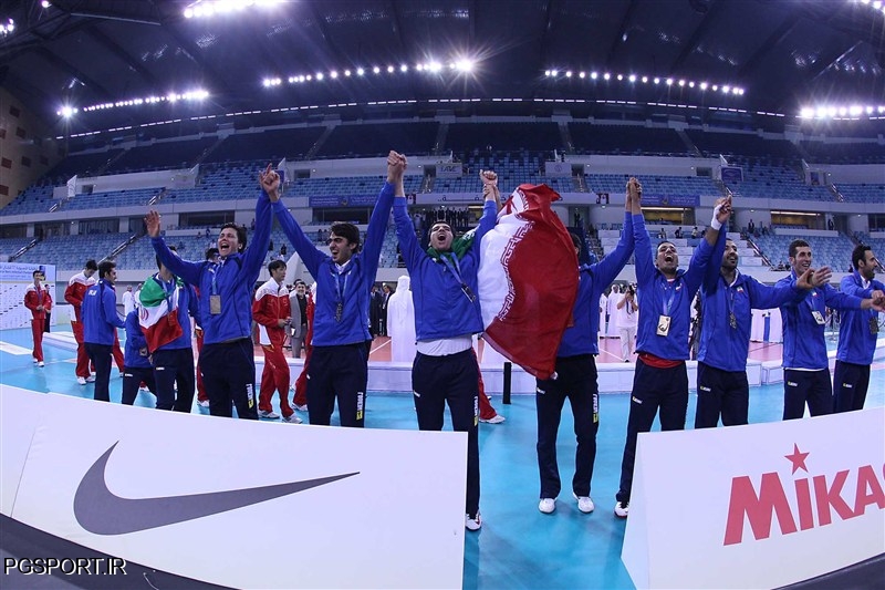 قهرمانی تیم ملی والیبلا ایران